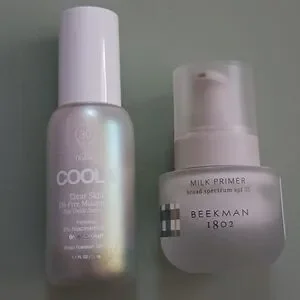 COOLA Clear Skin Oil-Free Moisturizer Spf30 + Beekman Milk Primer Spf35